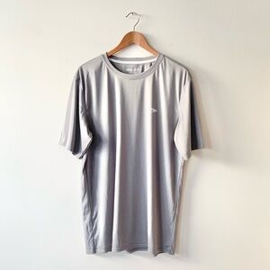 NEW Speedo Light Gray Men's Short Sleeve Tee